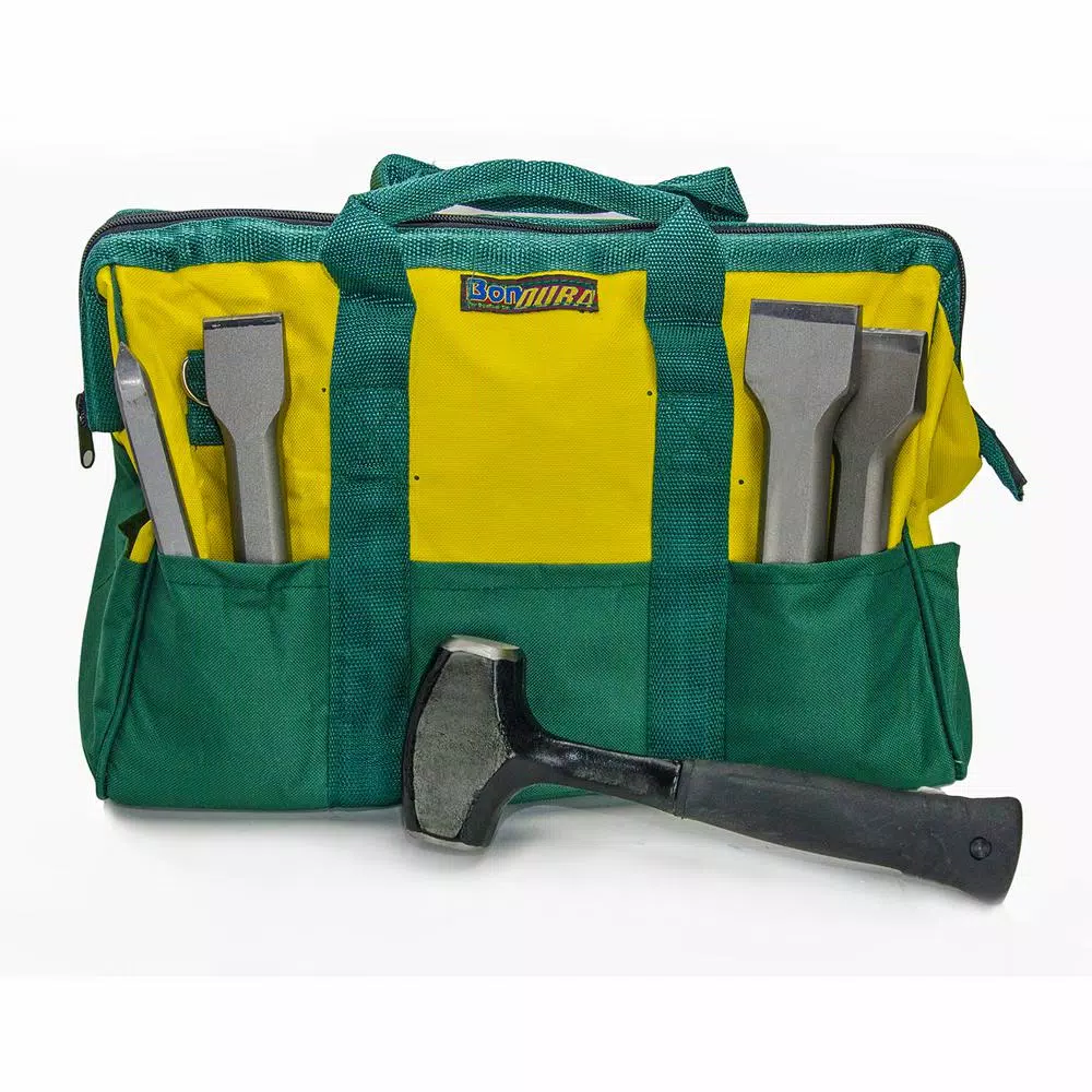 Bon Tool Stone Mason Carbide Chisel Set (6-Piece) and#8211; XDC Depot - Mycitystee