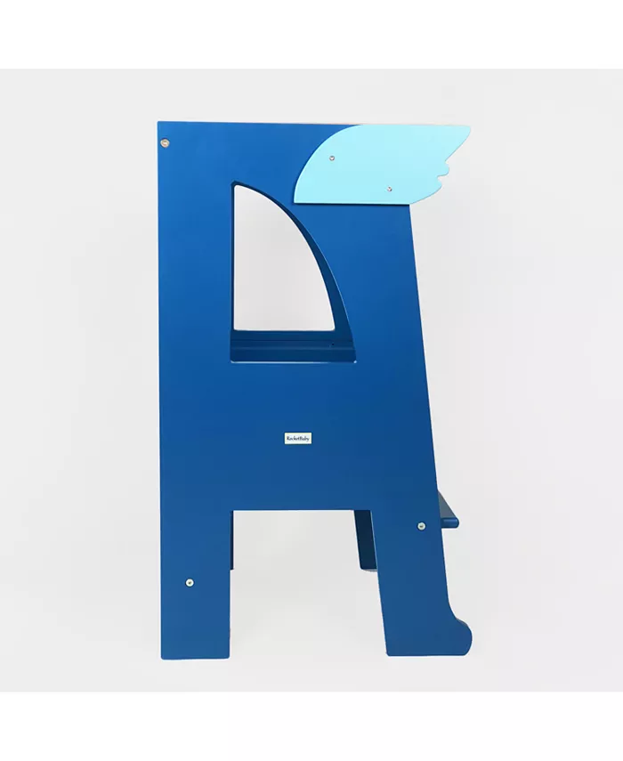 RocketBaby Montessori Learning Tower Universe Blue - Mycitystee