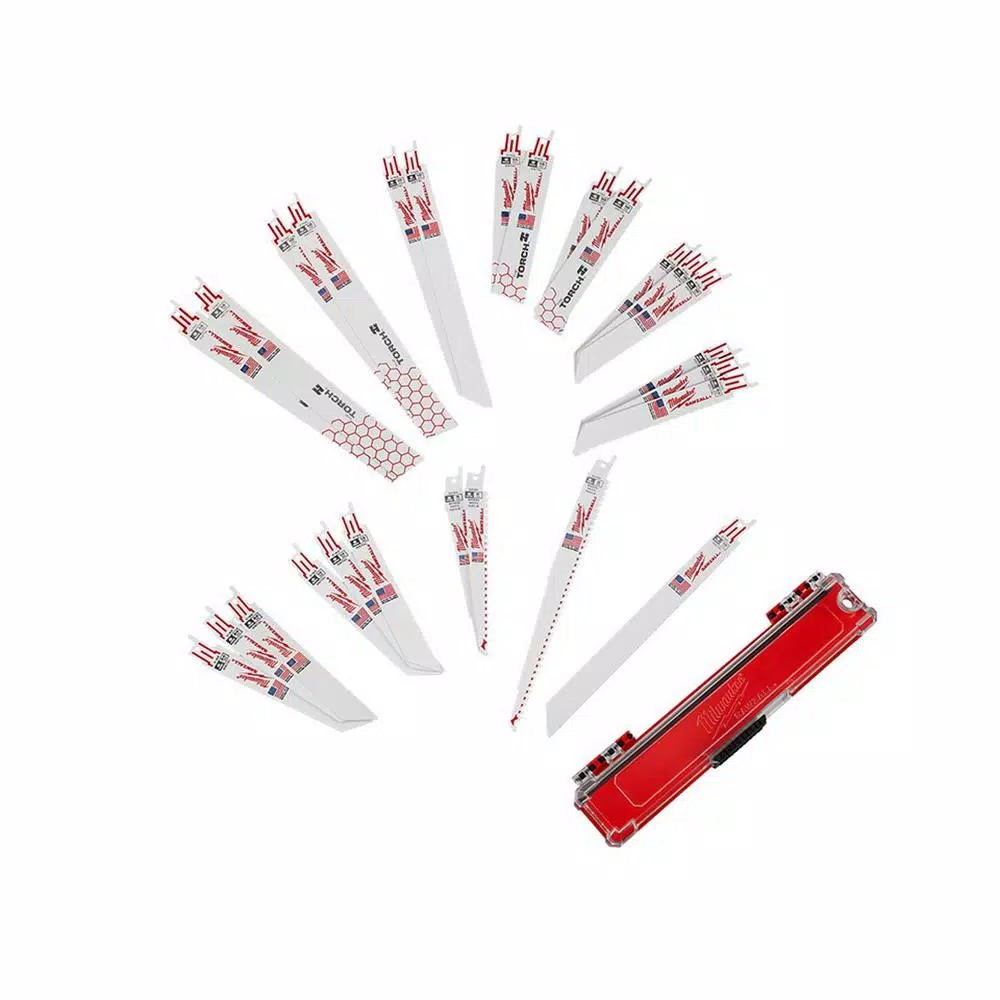Milwaukee SAWZALL Wood and Metal Cutting Bi-Metal Reciprocating Saw Blade Set (26-Piece) and#8211; XDC Depot - Mycitystee