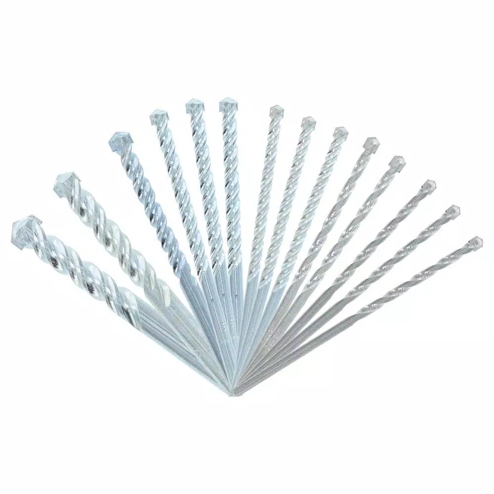 Avanti Pro Carbide Tipped Masonry Drill Bit Set (14-Pieces) and#8211; XDC Depot - Mycitystee
