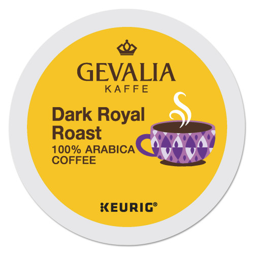 Gevalia Kaffee Dark Royal Roast K-Cups， 24/Box (5470) - Mycitystee