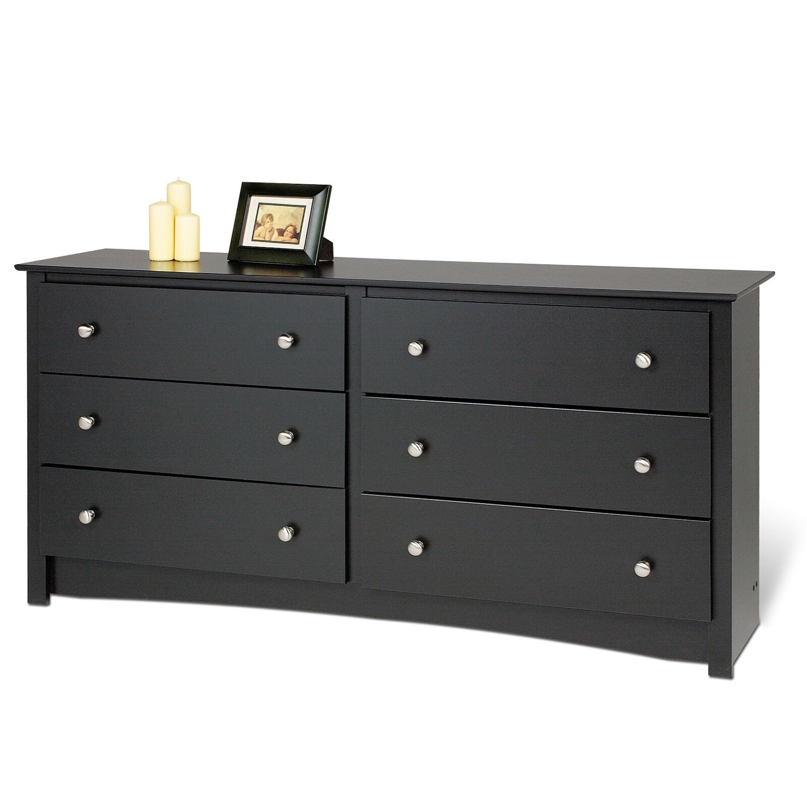 Sonoma 6-Drawer Dresser， Black - - 36080122 - Mycitystee