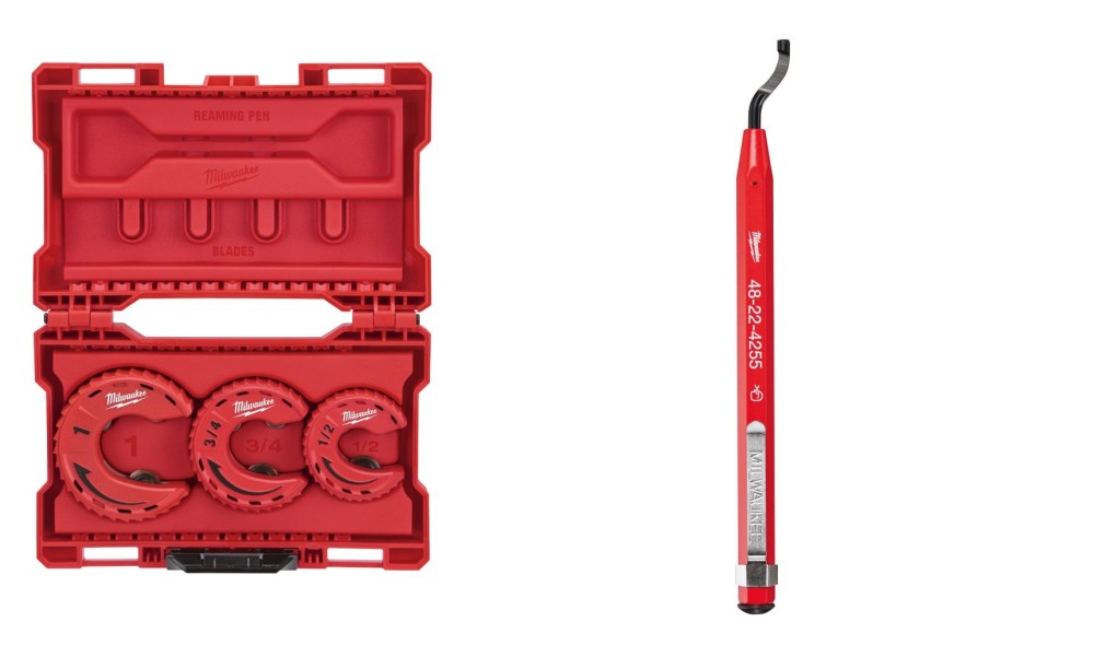 Milwaukee Close Quarters Tubing Cutter 3pc Set and Reaming Pen Bundle - Mycitystee