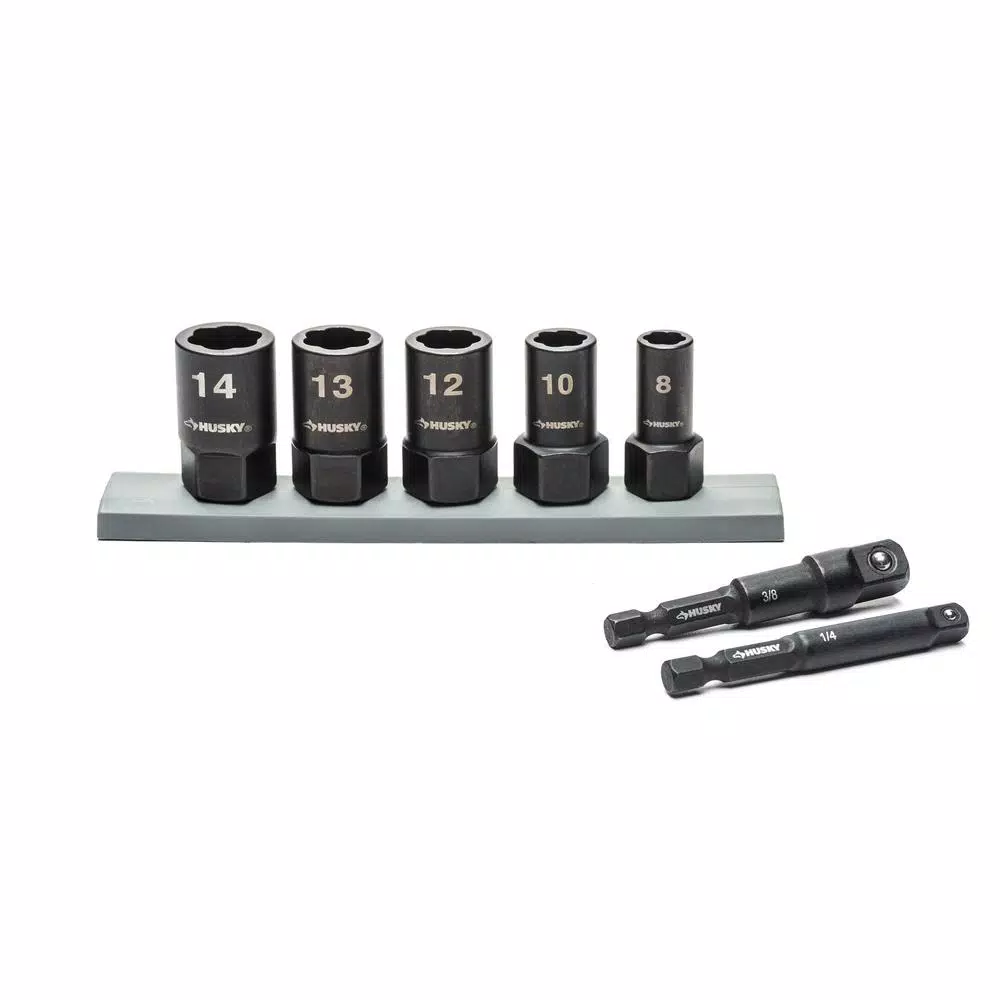 Husky Metric Dual Direction Extraction Socket Set (7-Piece) and#8211; XDC Depot - Mycitystee