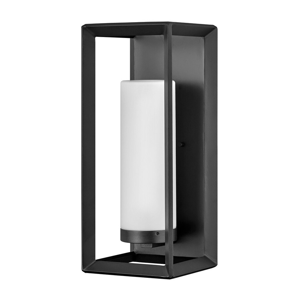 Rhodes 1-Light Large Wall Mount Brushed Graphite Outdoor Lantern - Mycitystee