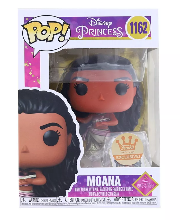 Disney Princess Funko POP Vinyl Figure | Moana (Gold) with Pin - Mycitystee