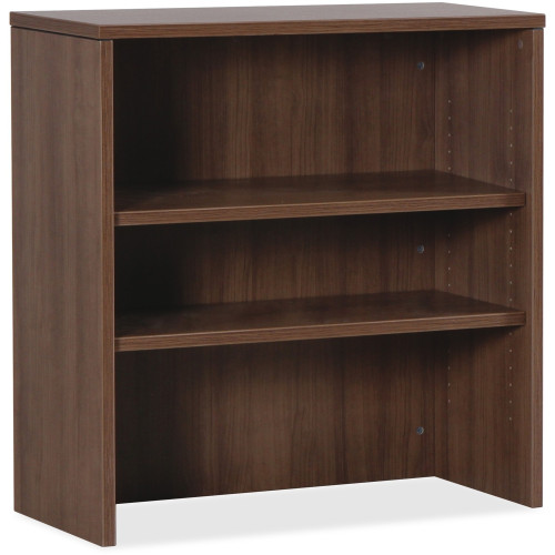 Lorell Essentials Walnut Laminate Stack-on Bookshelf (69975) - Mycitystee