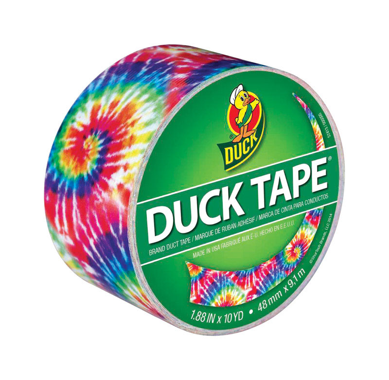 Duck 1.88 in. W X 10 yd L Multicolored Love Tie Dye Duct Tape - Mycitystee