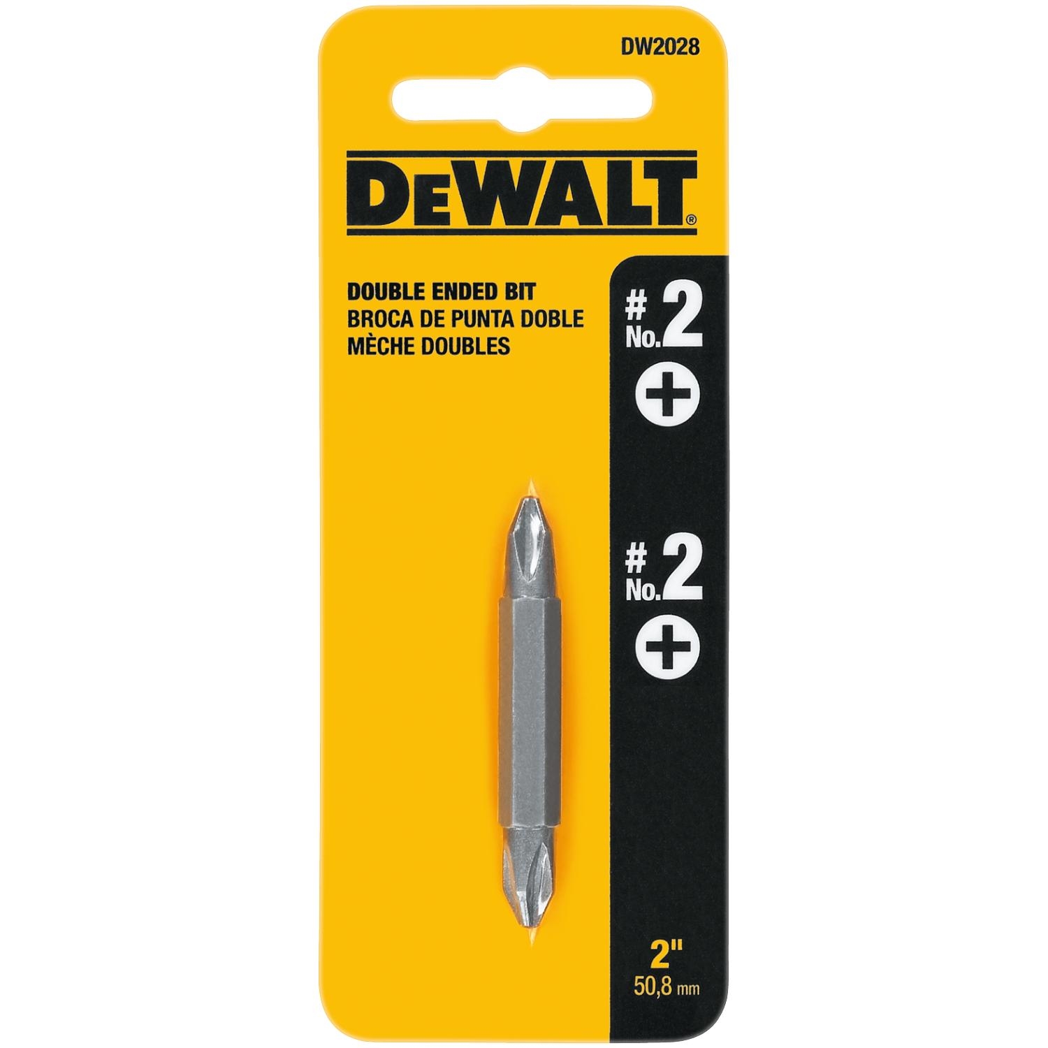 DeWalt Phillips #2 X 2 in. L Double-Ended Screwdriver Bit Heat-Treated Steel 1 pc - Mycitystee