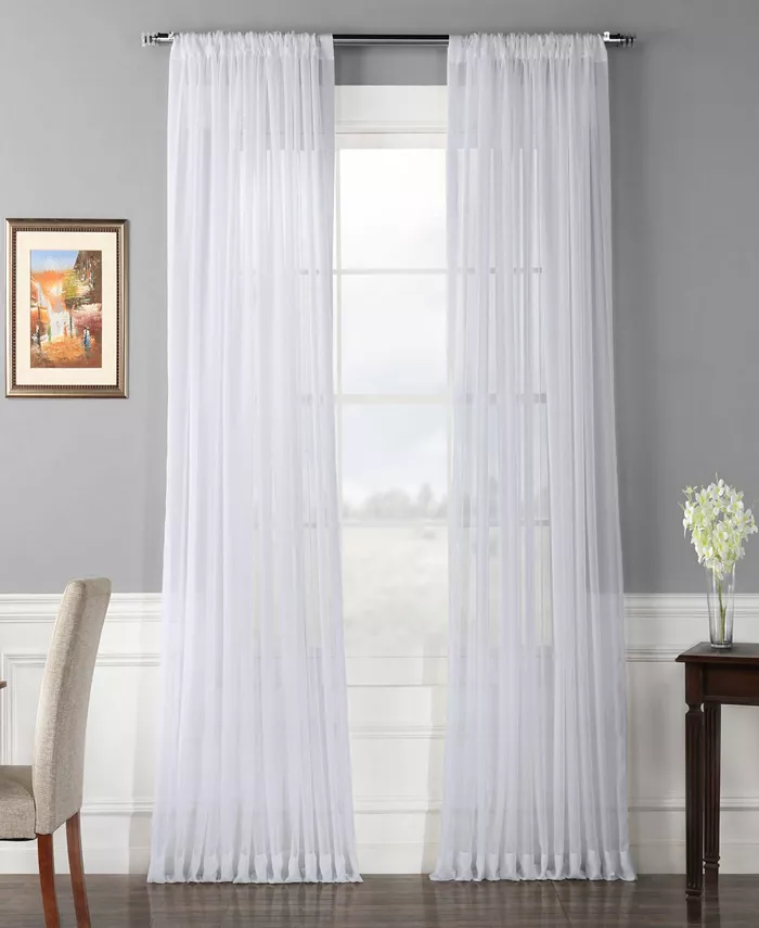 Exclusive Fabrics Furnishings Voile Extra Wide Sheers - Mycitystee