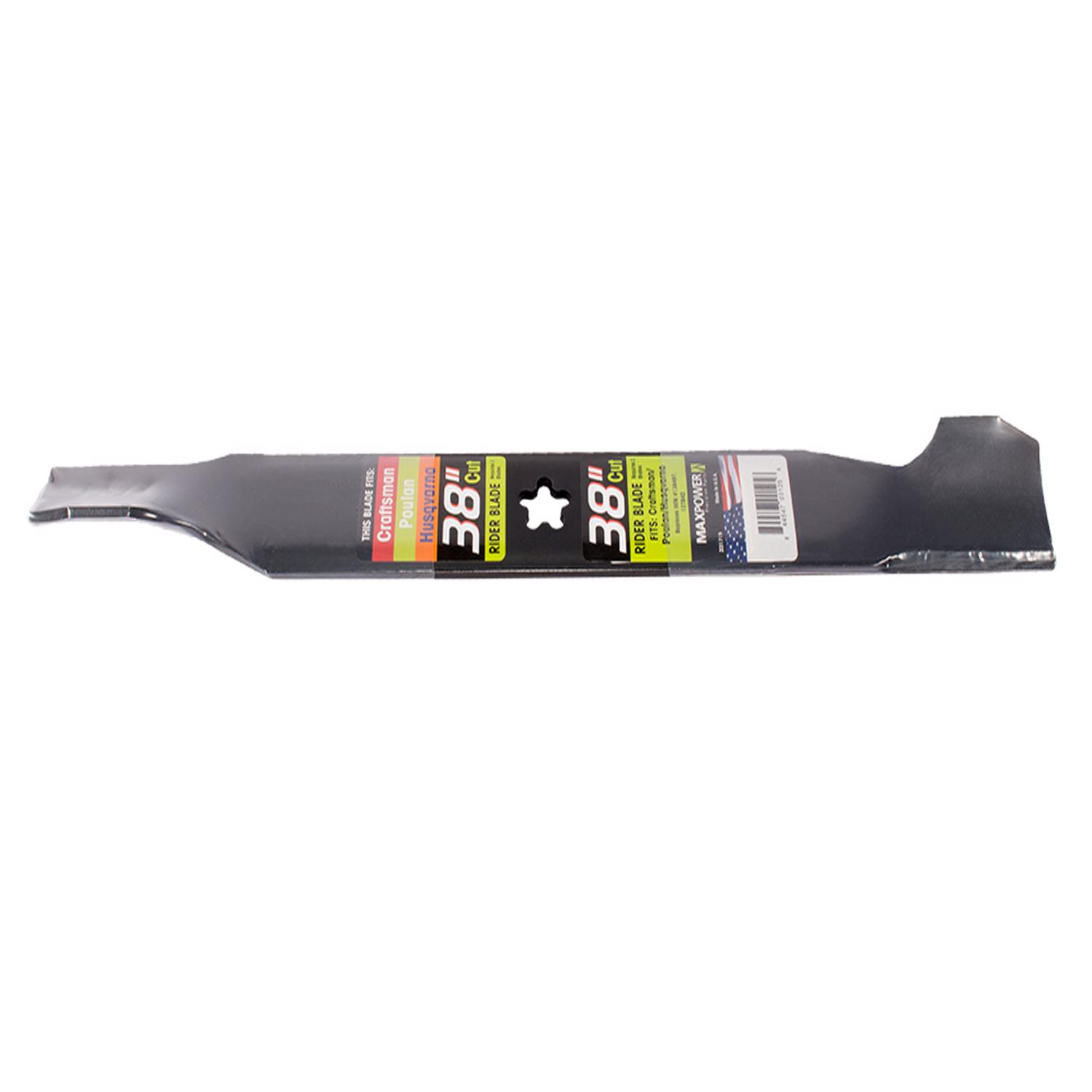 MaxPower 38 in. Standard Mower Blade For Riding Mowers 1 pk - Mycitystee