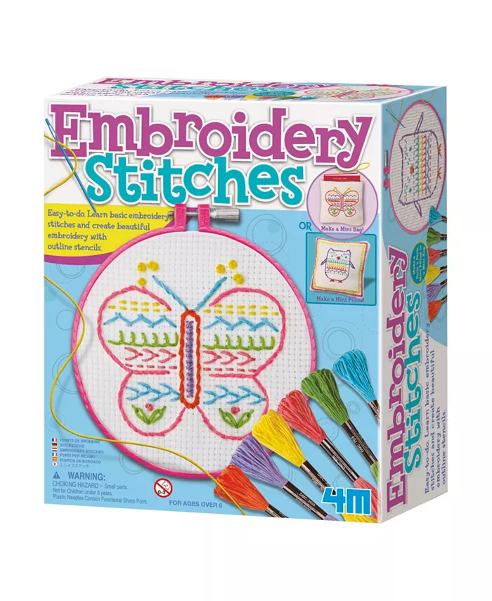First and Main 4M Embroidery Stitches Kit - Mycitystee