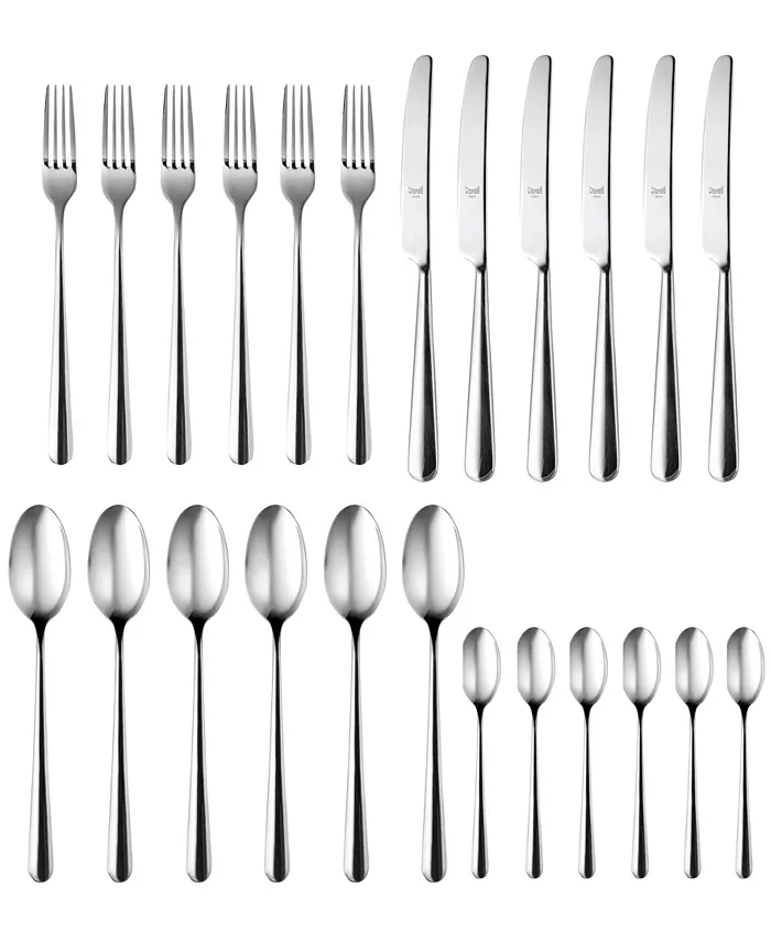Mepra Stoccolma Flatware Set， 24 Piece - Mycitystee