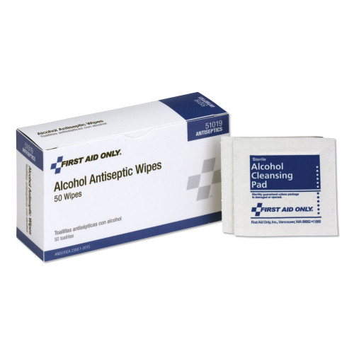 PhysiciansCare First Aid Alcohol Pads， 50/Box (51019) - Mycitystee