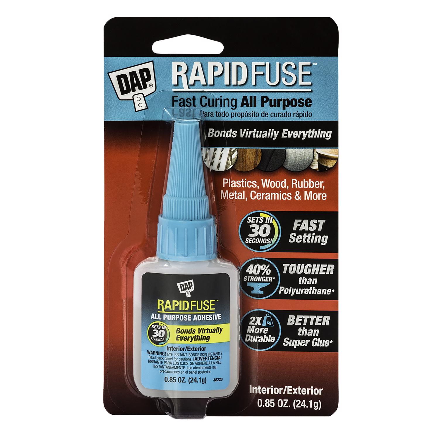 DAP RapidFuse High Strength Glue All Purpose Adhesive 0.85 oz - Mycitystee