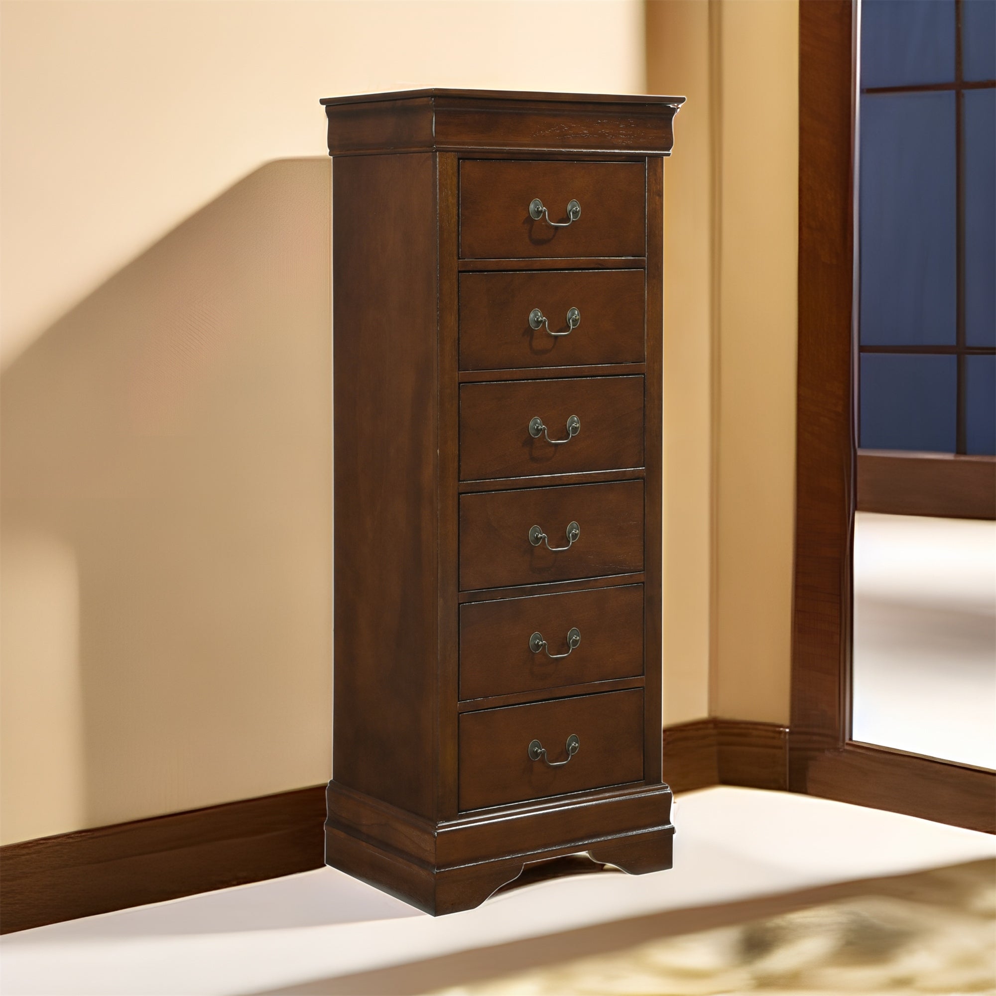 Brown Cherry 7 Drawers Chest - - 37564275 - Mycitystee