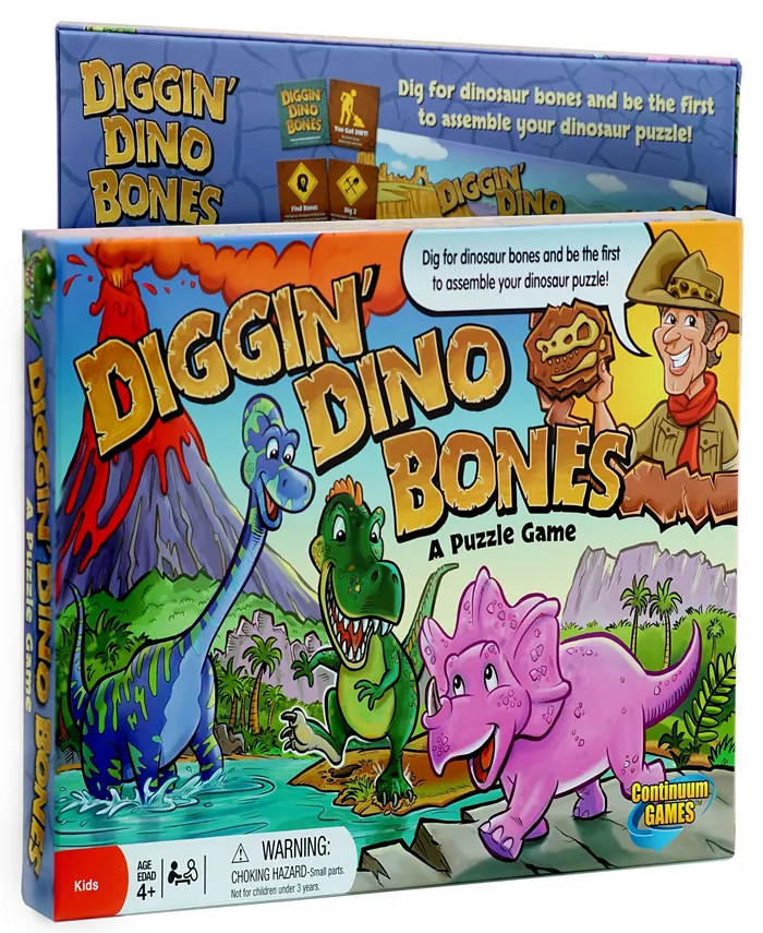 Continuum Games Diggin Dino Bones Children's Game - Mycitystee