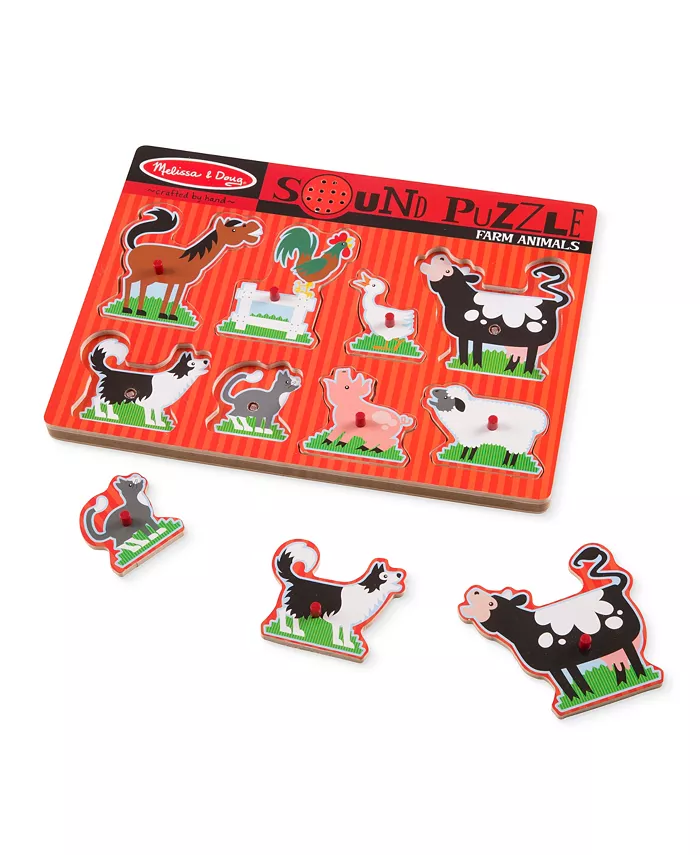 Melissa and Doug Farm Animals Sound Puzzle - Mycitystee