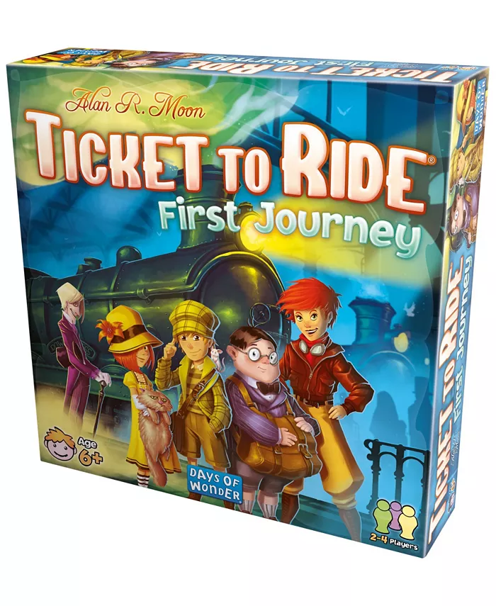 Asmodee North America， Inc. Asmodee Editions Ticket To Ride First Journey Strategy Board Game - Mycitystee