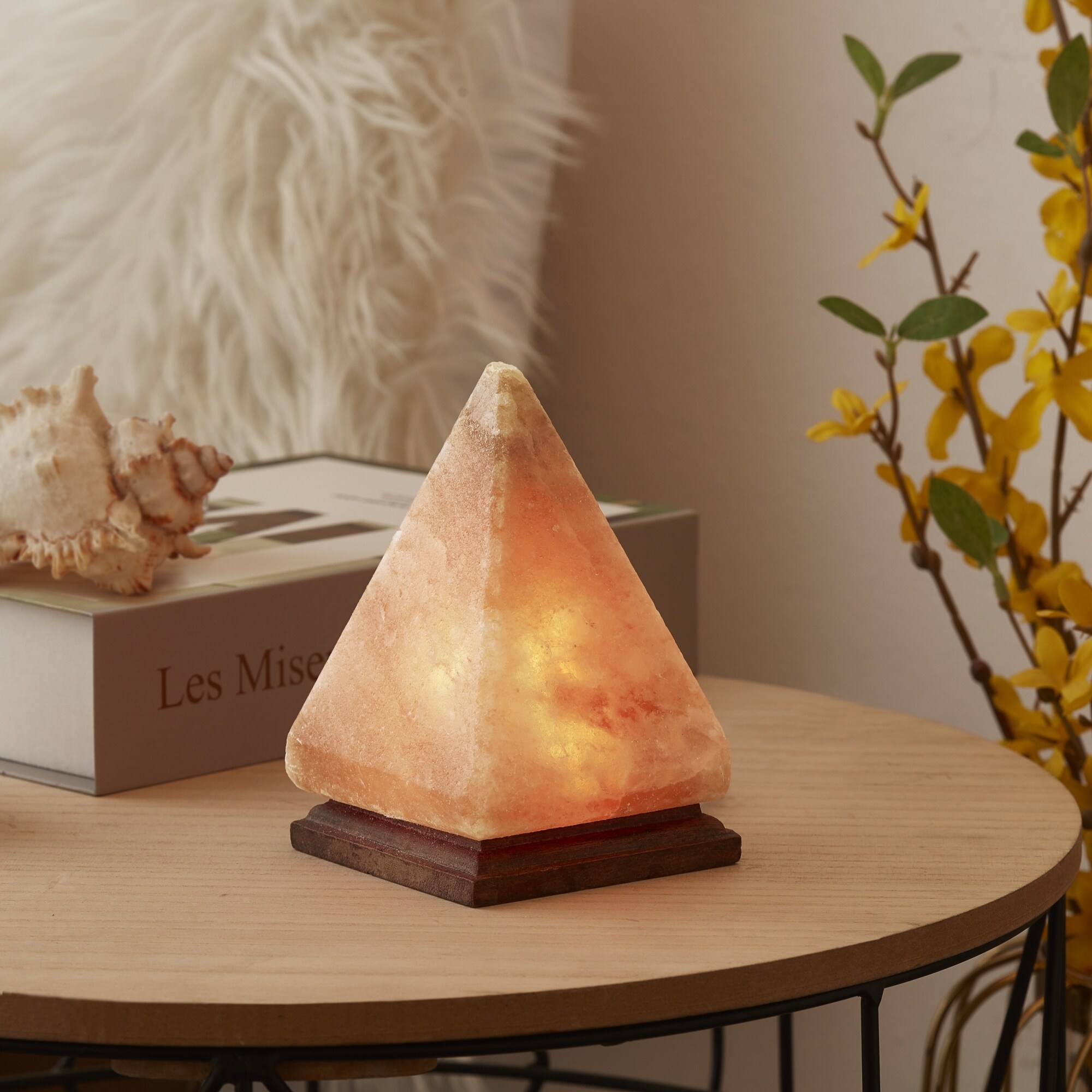 Evalina 8 Color Modes Piramide Salt Lamp - Mycitystee
