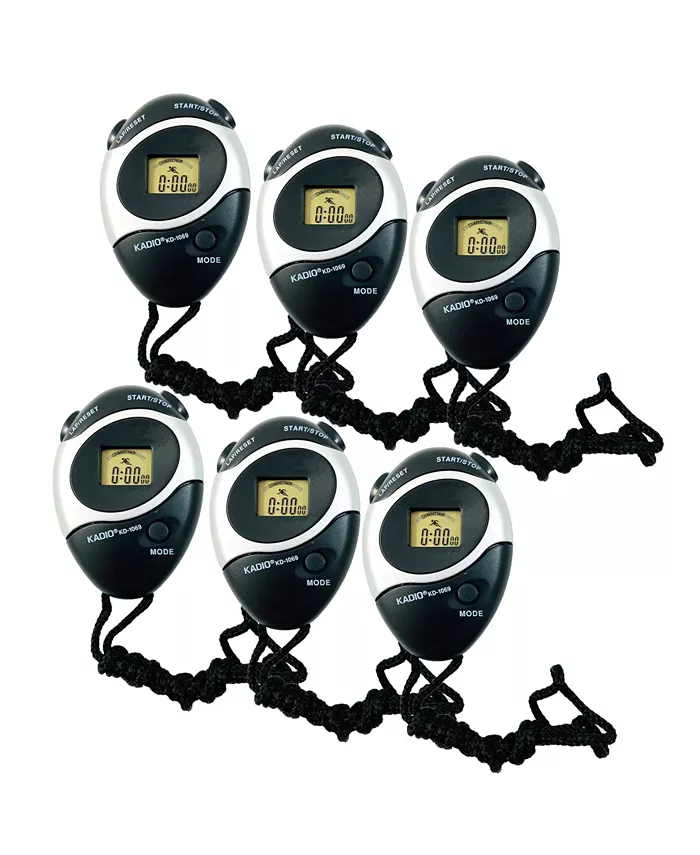 Supertek Digital Stopwatch， Set of 6 - Mycitystee