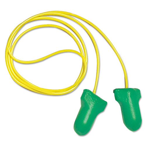 Howard Leight LPF-30 Max Lite Single-Use Earplugs， Corded， 30NRR， Green， 100 Pairs - Mycitystee