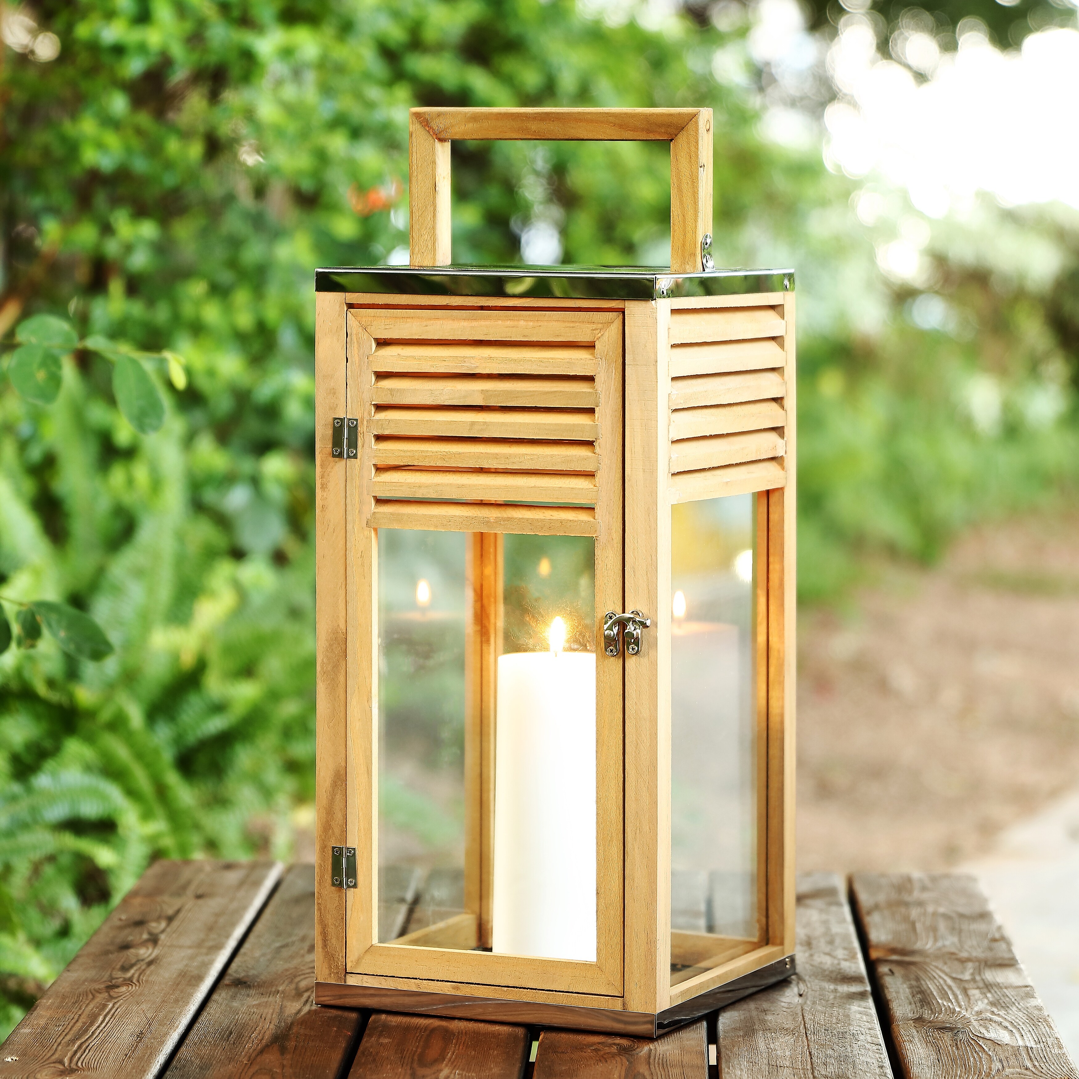 SAFAVIEH Lighting Alenna Outdoor Lantern - 9