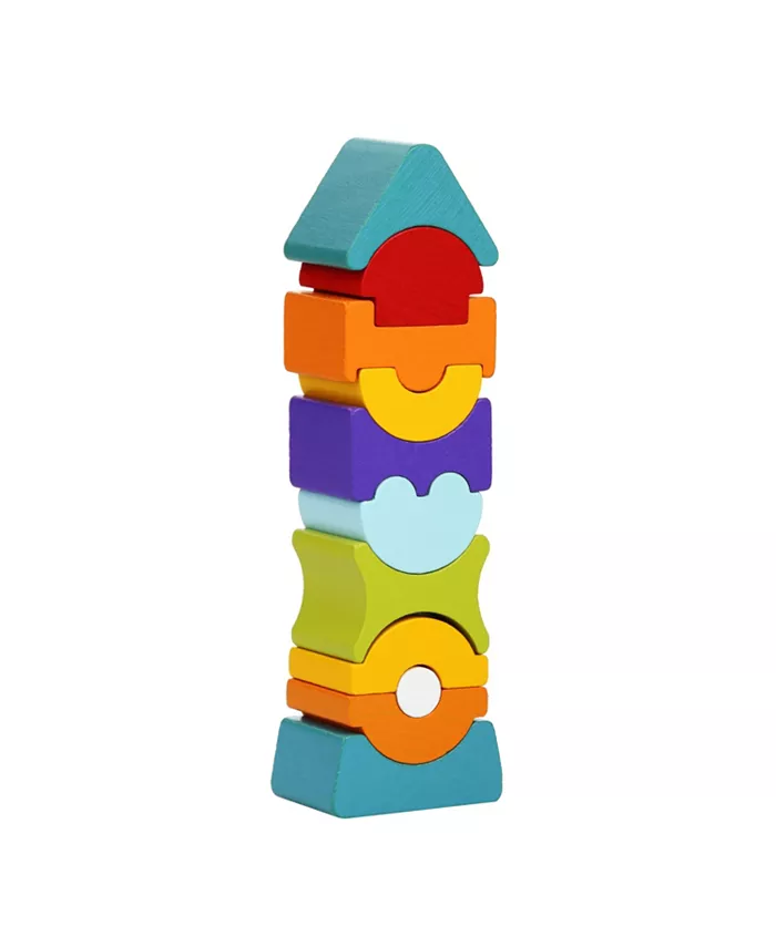 Kobal Sales and Marketing Ltd Toys Levenya Building Blocks Wood Leaning Tower - Mycitystee
