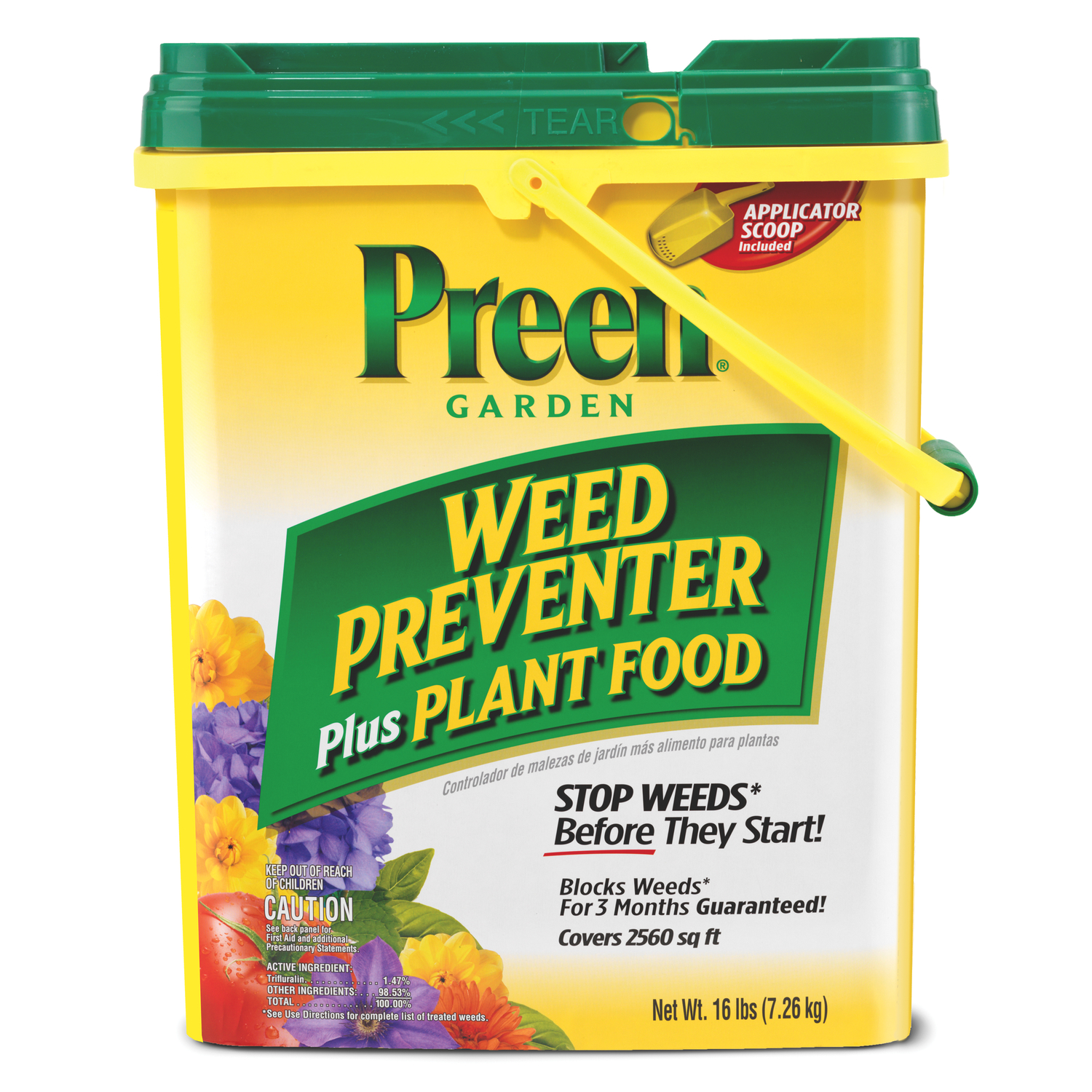 Preen Granules Weed Preventer \u0026 Fertilizer 16 lb - Mycitystee