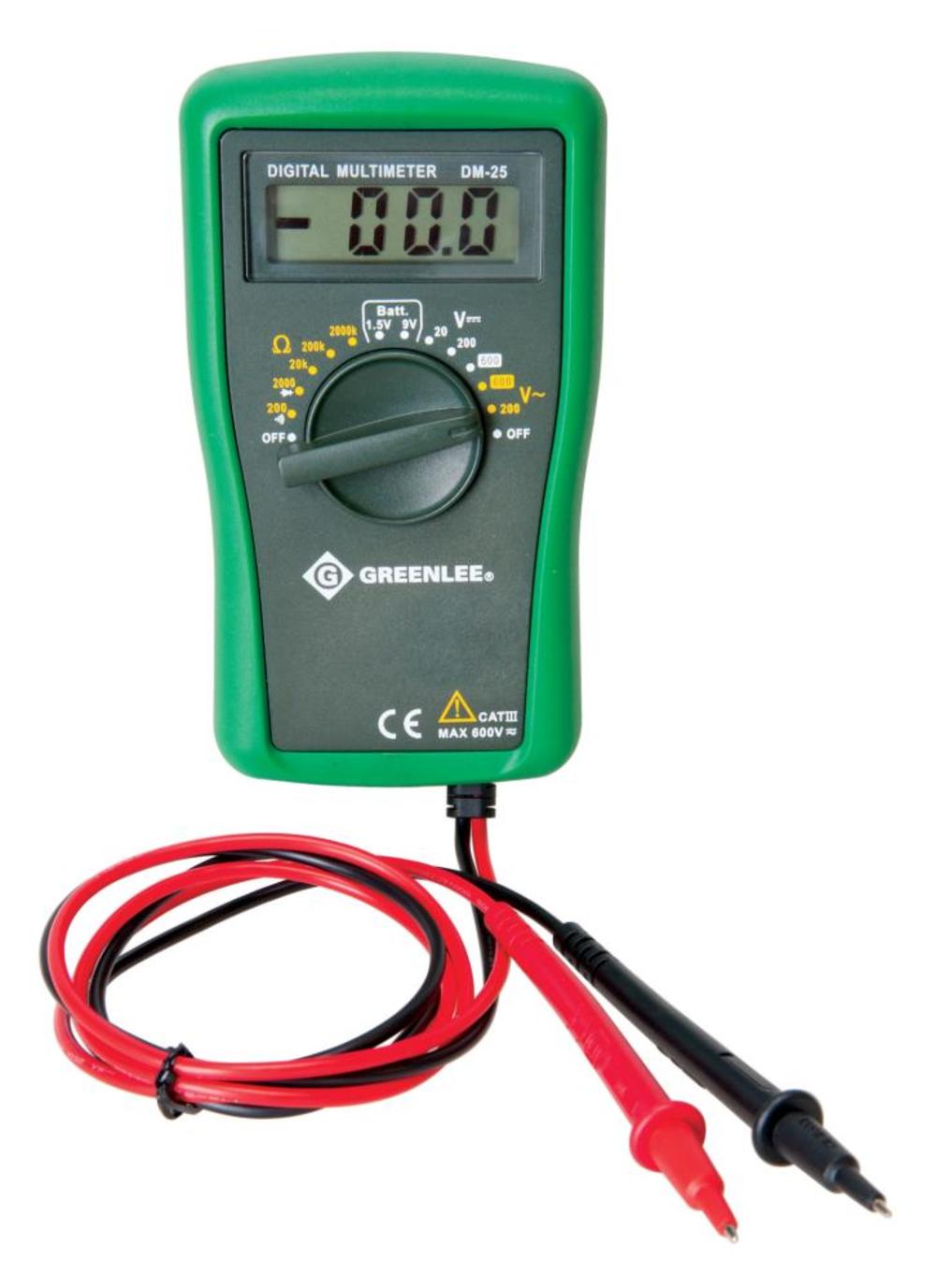 Cat III 600 V Manual Ranging Digital Multimeter - Mycitystee