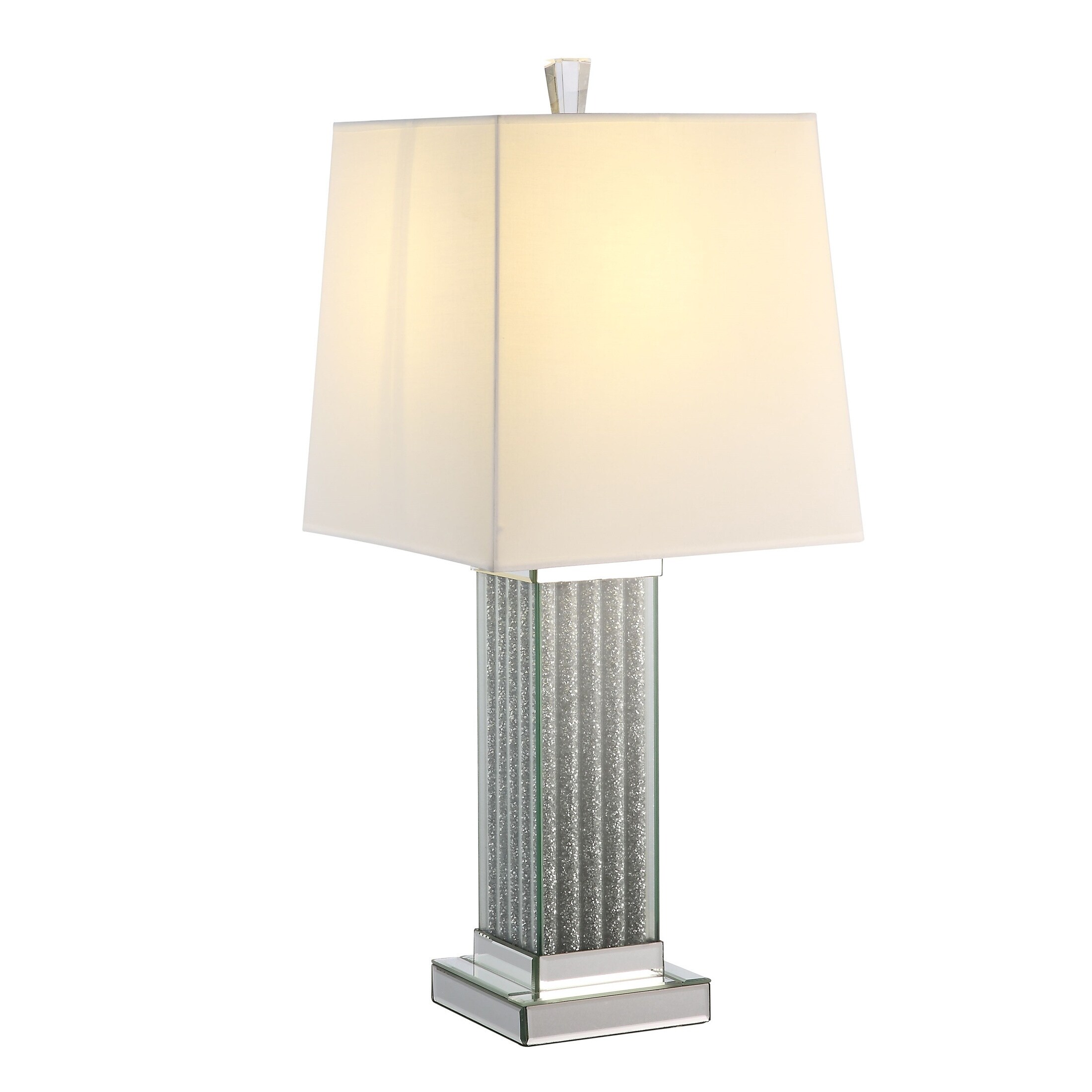Mirrored and Faux Stones Table Lamp - Mycitystee