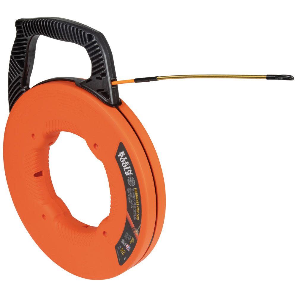 50' Fiberglass Fish Tape w/ Leader - Mycitystee