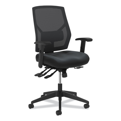 HON Crio High-Back Task Chair with Asynchronous Control， Supports Up to 250 lb， 18