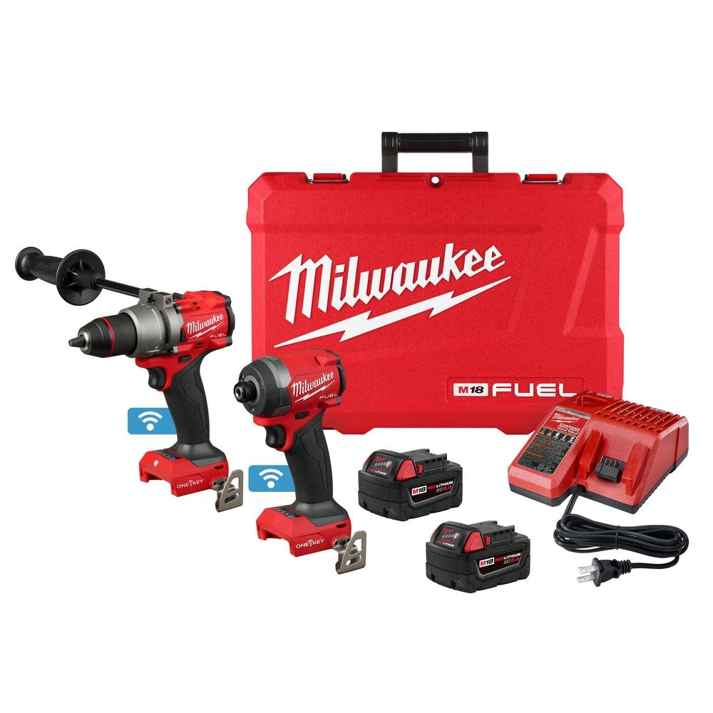Milwaukee M18 FUEL 2 Tool Combo Kit with ONE-KEY 3696-22 from Milwaukee - Mycitystee