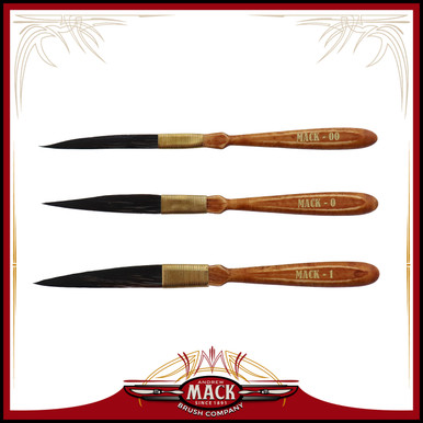 Andrew Mack STR8LINES Pinstriping Set (3) Sizes 00， 0， 1 - Mycitystee