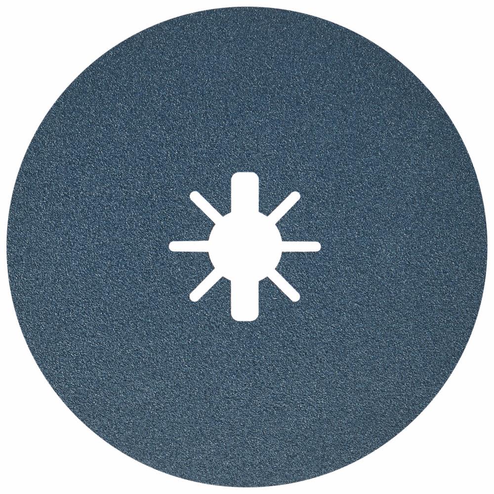 Bosch X LOCK Fine Grit Abrasive Fiber Discs 6 120 Grit 25pc - Mycitystee