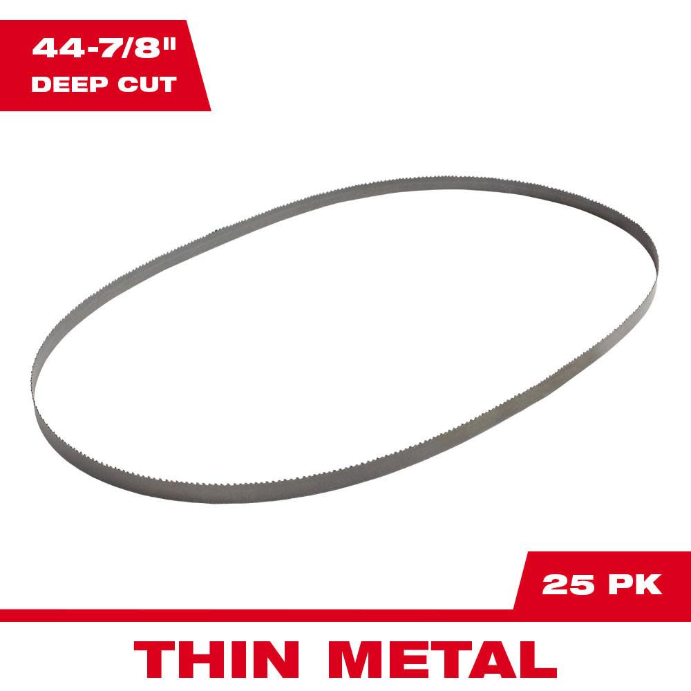 Milwaukee 24 TPI Deep Cut Band Saw Blades 25-Pack 48-39-0535 from Milwaukee - Mycitystee