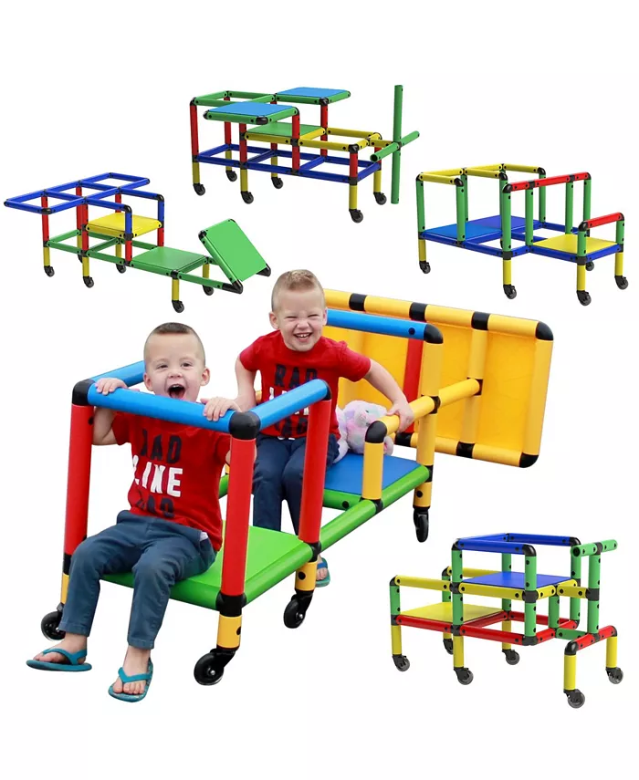 Funphix Buildable Play Structure Set with Wheels - Mycitystee