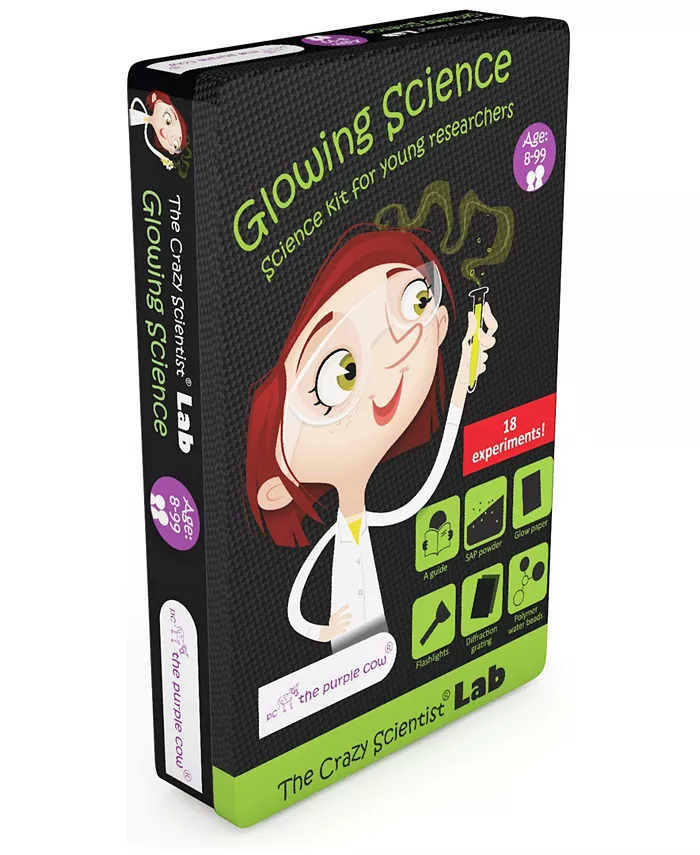 The Purple Cow the Crazy Scientist Lab - Glowing Science - Mycitystee