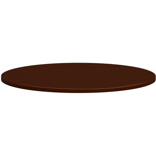 HON Mod Round Mahogany Conference Tabletop (TBL42RNDLT1) - Mycitystee
