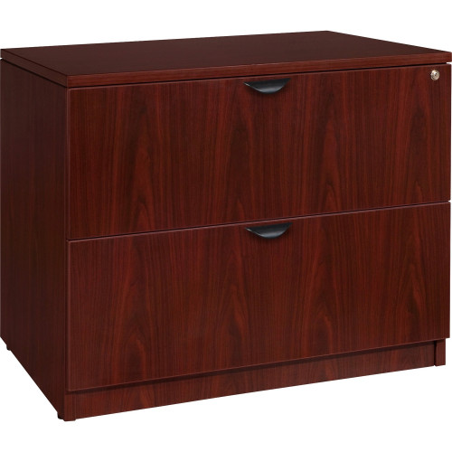 Lorell Prominence 2.0 Mahogany Laminate Lateral File - 2-Drawer (PL2236MY) - Mycitystee