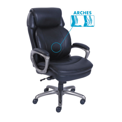 SertaPedic Cosset High-Back Executive Chair， Supports Up to 275 lb， 18.75