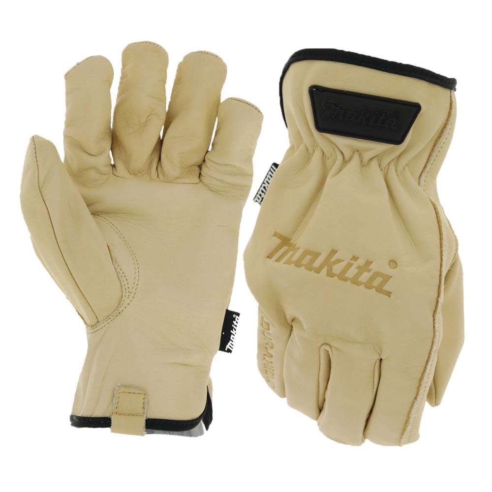 Makita Driver Gloves Genuine Leather Cow Medium T-04189 from Makita - Mycitystee