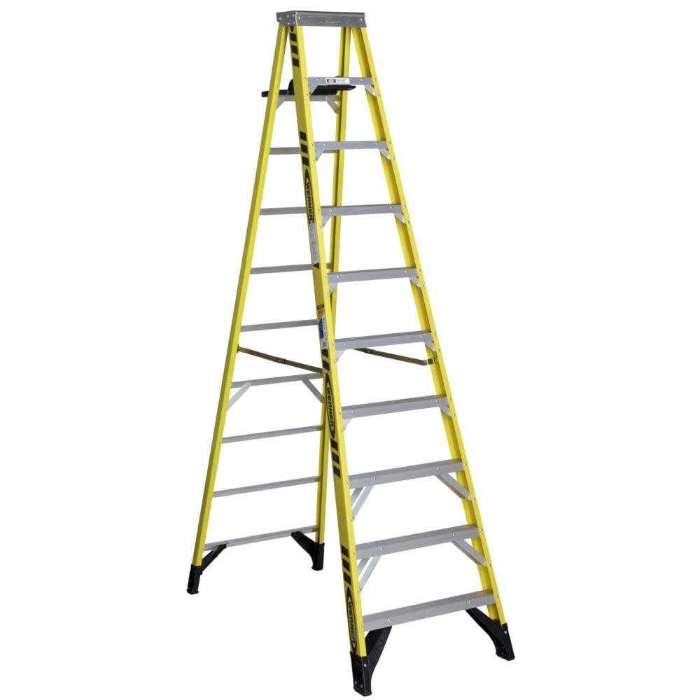 10 Ft. Type IAA Fiberglass Step Ladder - Mycitystee