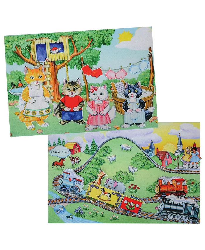 Kaplan Early Learning Favorite Stories Flannelboard Set with 2 Favorite Children's Stories - Mycitystee