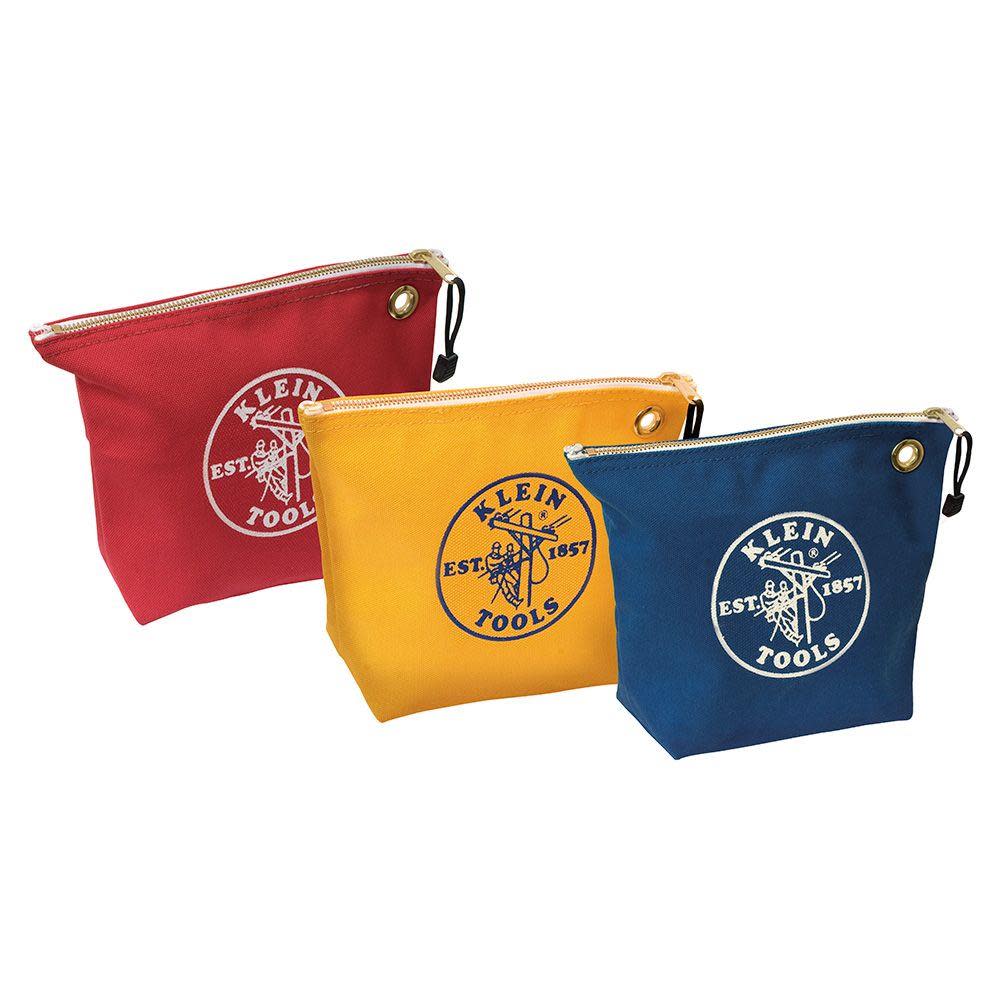Klein Tools Assorted Canvas Zipper Bags 3-pack 5539CPAK from Klein Tools - Mycitystee