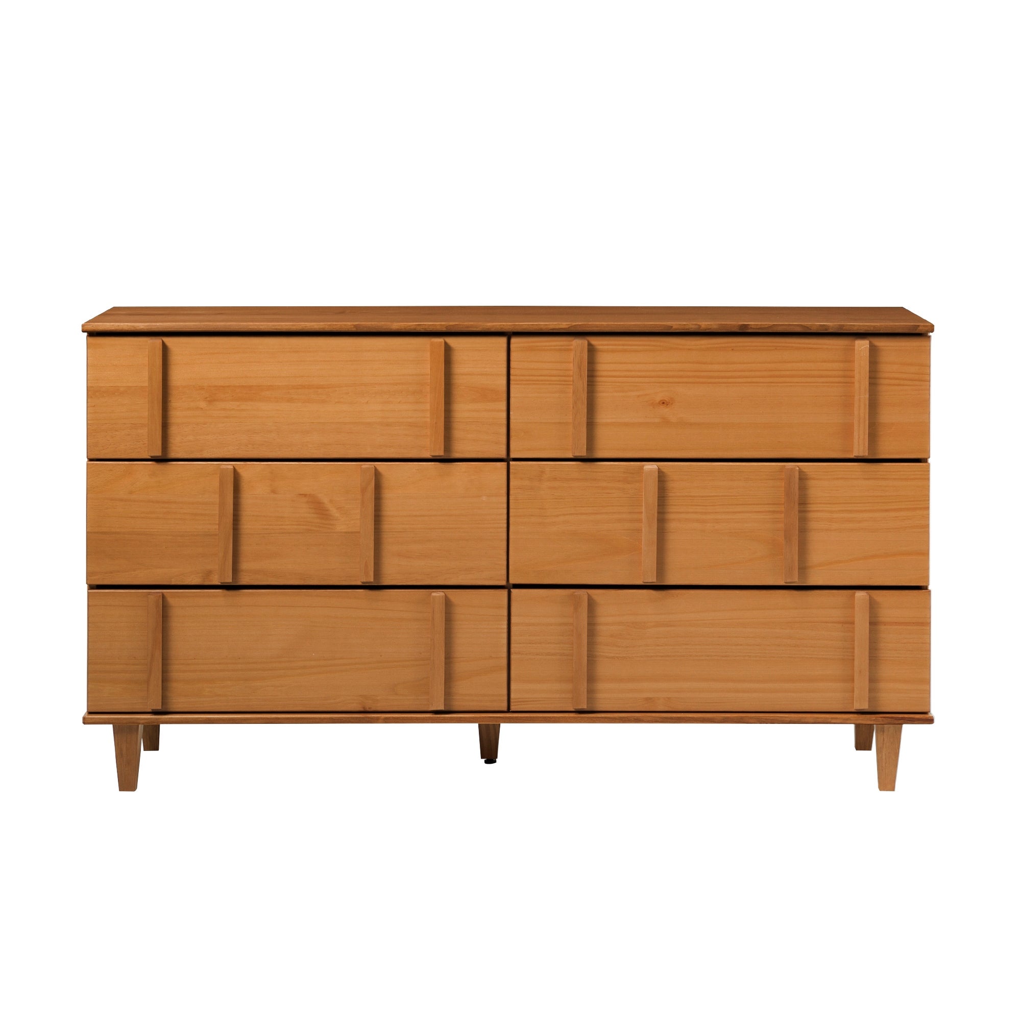 Middlebrook Mid-Century Modern Detailed Solid Wood Dresser - - 36808591 - Mycitystee