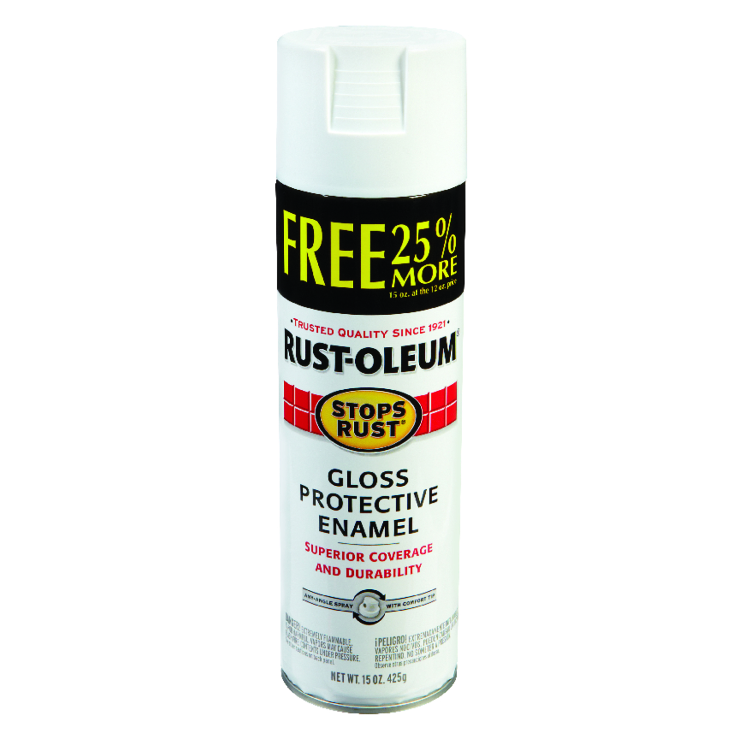 Rust-Oleum Stops Rust Gloss White Spray Paint 15 oz - Mycitystee