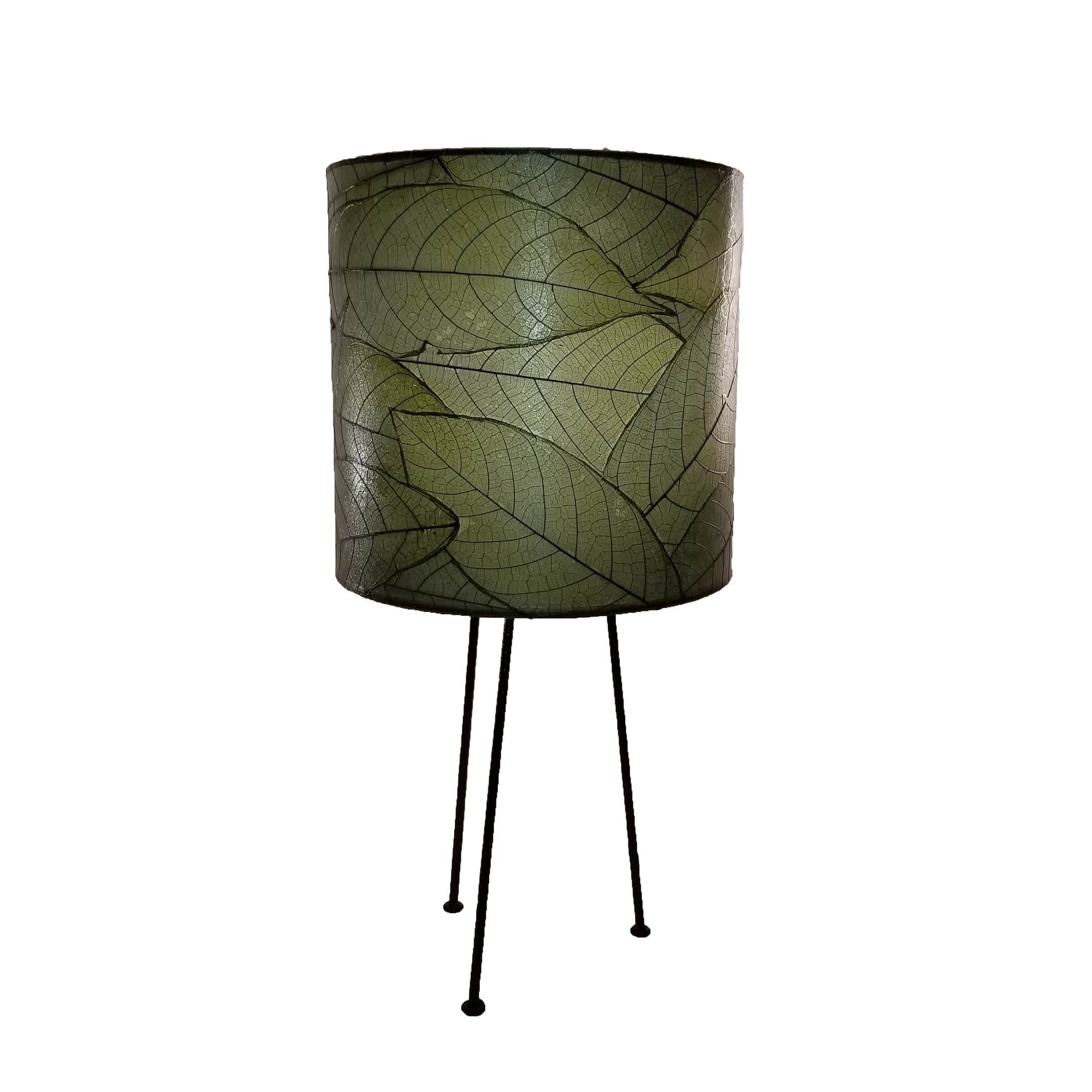 Handmade Metal Tripod Drum Table Lamp - 11 x 11 x 21 - Mycitystee