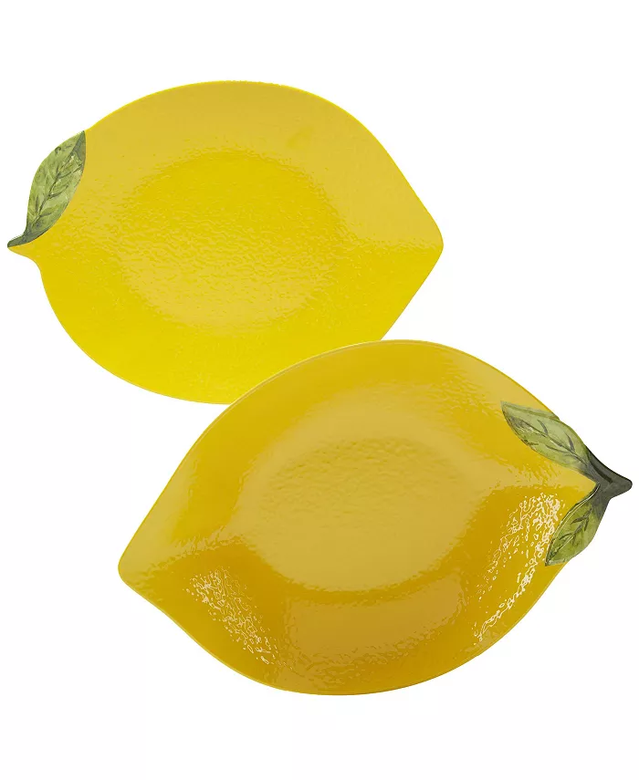 Certified International Certified 3-D Lemon Melamine Serving Set - Mycitystee